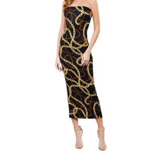 NWT-SOFT! Women's Back Slit Maxi